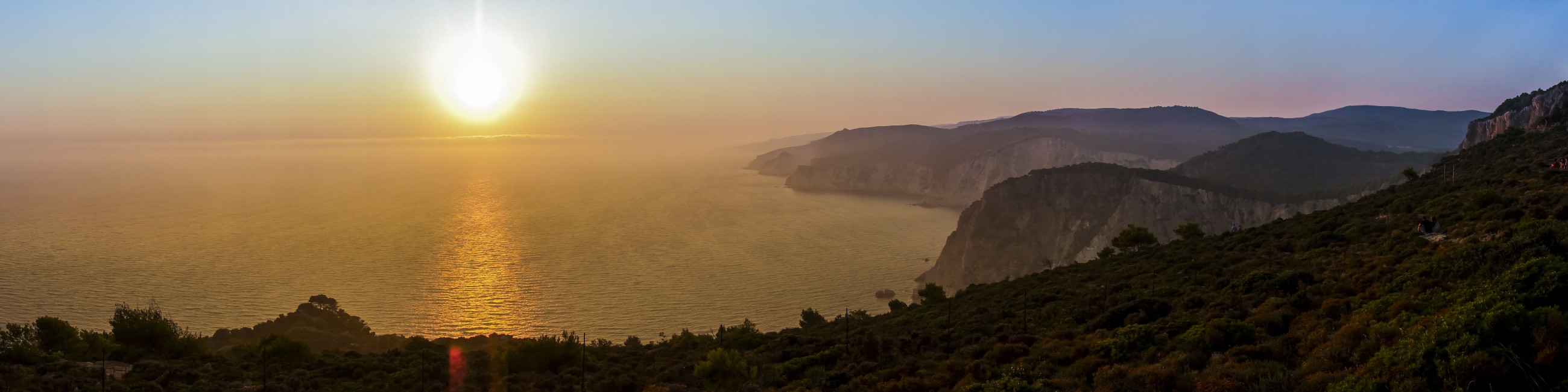 Sunset over Zakynthos